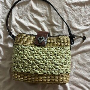 Brighton Woven Cream and Brown